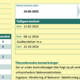 Hårby Slagteren indkasserede en sur smiley, bøde og politianmeldelse efter besøg fra Fødevarestyrelsen den 10. juni. Nu venter Hårby Slagteren på nyt besøg.