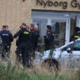 Politiet har anholdt en mand for trusler mod et gymnasium. Foto: Presse-fotos.dk.