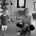 Maja med sønnerne Asger og Otto. Foto: Privat.
