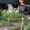Eides hus efter ulykken. Foto: Privat