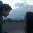 Frances McDormand and Director/Writer Chloé Zhao on the set of NOMADLAND. Photo by Joshua James Richards. © 2020 20th Century Studios All Rights Reserved
