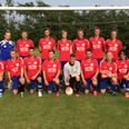 Den gamle traditionsklub Mørke IF er tilbage i Serie 4 med et ungt kuld af spillere, som cheftræner Tonni Kristensen (bagerste række th.) nu skal bruge sommerferienpå at gøre klar til 14 hårde kampe i efteråret. Arkivfoto