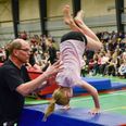 BilUtalling er de gymnaster Tage Alfl Jensen har taget imød ved håndstand. PR foto