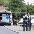 Huset i Mullerup efter angrebet. Foto: Presse-fotos.dk.