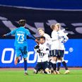 AGF'erne jubler over mål mod Brøndby.
