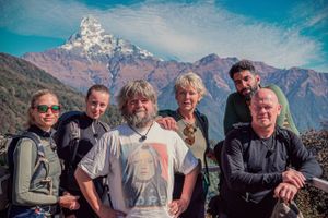 Stig Tøfting fik tid og ro til at nyde udsigten fra Himalaya i Viaplay-programmet "The Journey" og mærkede savnet til kæresten, vennerne og børnene.