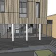 Børne- og Sundhedshuset er et fælles projekt mellem Børn og Unge og Sundhed og Omsorg i Aarhus Kommune. Aarhus Kommune forventer, at byggeriet står klar i starten af 2022. Udover fondsbevillingen er der i forvejen afsat 250.000 kr. til kunstprojektet, og Statens Kunstfond støtter desuden med 50.000 kroner gennem samarbejdet med Sigrids Stue. Pressefoto