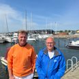 Formanden for Foreningen Udbyhøj Havn, Kim Møller (til højre), har længe ønsket at skabe bedre vilkår for turisme i Udbyhøj. Nu er der en gylden mulighed på vej, som Bo Ratz (K) (til venstre) er klar til at hoppe på. Arkivfoto: Cecilie Bisgaard