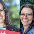 Sådan så det ud, da Camilla Rønde modtog sine valgplakater. Her lavede hun en såkaldt unboxing, hvor hun pakkede plakaterne ud for åben skærm. Privatfoto