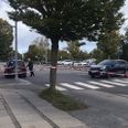 To fodgængere er kvæstet i en ulykke. Foto: Presse-fotos.dk