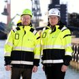 Havnedirektør Henrik Carstensen og bestyrelsesformand Bent Hansen kan se tilbage på et veloverstået 2022, der bød på rekordomsætning. Pressefoto