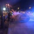 Bilbrand i Markedsgade i Grenaa.