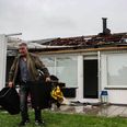 På Kongsager 24 i Albertslund fik Hikmet Polet og hans familie ødelagt deres hus. Taget blæste af hans villa, mens hans kone var hjemme. Foto: Steven Knap / Byrd