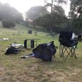 Politiet opdagede torsdag aften, at en gruppe mennesker hørte høj musik fra en soundbouks, som en 20-årig mand havde medbragt i Botanisk Have i Aarhus. Arkivfoto.