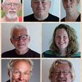 Enhedslistens syv kandidater i Syddjurs ved KV2013 - fra øverste venstre hjørne til nederste højre hjørne: Thøger Pauli, Jesper Yde Knudsen, Malthe Bisgaard Lange, Hasse Schneidermann, Zissel Astrid Kjertum-Mohr, Christian Bundgaard og Jens Christian Nielsen. Indtil videre har partiet kun meldt Jesper Yde Knudsen ud som spidskandidat til KV2017, så måske bliver en af nyhederne ved fødselsdagsarrangementet, hvem der skal slå følge med det nuværende byrådsmedlem. Arkivfoto