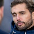 »Det bliver tæt. Jeg tror ikke, man skal forvente, at det bliver afgjort efter første kamp, som de tre andre kvartfinaler ser ud til at være,« siger AGF's cheftræner Jakob Poulsen. Foto: Bo Amstrup/Ritzau Scanpix