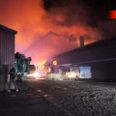 Gårdbrand på Bornholm.