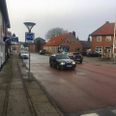 Trafikstrukuren i Ørsted betyder, at stort set al trarfik gennem byen skal hen over Polden - og det samme skal den meste interne trafik mellem to adresser i byen. Foto: John Pedersen
