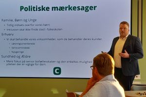 Cirka 30 fremmødte konservative valgte onsdag Kasper Kolstrup Møller som ny gruppeformand og dermed også borgmesterkandidat til det kommende valg.