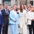 Prinsesse Isabella og den kongelige familie blev fejret i Aarhus fredag 11. april. Foto: Bo Amstrup/Ritzau Scanpix