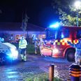 Der var både ambulancer, politi og brandvæsen til stede på Skelagervej. Foto: Presse-fotos.dk.