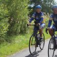 Bente Lorenzen og Ida Gormsen da de kørte i mål sidste år efter ca. 1400 veloverståede kilometer. privat foto.