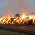 Brand i bigballer ved Grundvej ved Allingåbro.