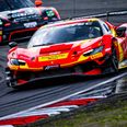 Nicklas Nielsens Ferrari blev ramt bagfra og det kostede teamet dyrt. Pressefoto