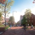 Aarhus Universitets kommende campus, der bliver bygget på Kommunehospitalets gamle arealer, Universitetsbyen, bliver et såkaldt Living Lab i projektet med fokus på sundhed og bæredygtig byudvikling. Visualisering: AART Architects.