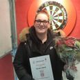 Michelle Merlit fra Viby er kåret som årets kvindelige dartspiller 2019 i Danmark.