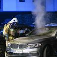 Politiet mistænker, at branden kan være påsat. Foto: Presse-fotos.dk