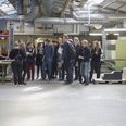 Studerende fra AAU på besøg hos Cube Design.
