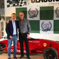 Mike Legarth (th.) byder velkommen til Nick Horup som en del af Classic Race Aarhus