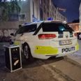 Arkivfoto fra beslaglæggelse af en soundboks. Foto: Presse-foto.dk