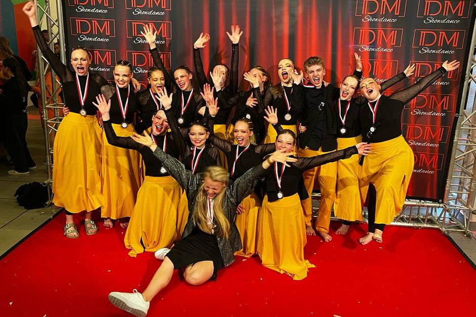 Elitehold fra Ulstrup IF fik topresultat til DM i showdance.