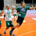 Morten Balling, Skanderborg Håndbold (20). 22.08.2018. Santander Cup 2018-19 Herrer. Skanderborg Håndbold-Skjern Håndbold. Foto: Ole Nielsen.