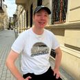 Mathies Dalsgaard er klar i heden i Aserbajdsjan. Privatfoto