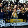 Aarhus Fremad har tidligere lavet en stor pokalsensation, da klubben i 2022 slog FCK's store rivaler fra Brøndby med 4-0. Foto: FotoTrine, vildmedfoto.dk