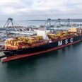 I 2027 forventes MSCs nye containerterminal at være klar på Aarhus Havn. MSC handler som det eneste store rederi i Europa fortsat med Rusland. Foto: Aarhus Havn