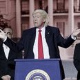 Henrik Lykkegaard giver den som Donald Trump i Cirkusrevyen. Pressefoto