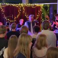 Femmandsbandet Sophus, der har taget navn efter forsangeren fra Hammel, optrådet til Kvas Musikfestival i Sløjfen. Foto: Jesper Dannerfjord