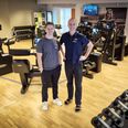 Jesper Hedegaard Haun (til højre) fejrer sit jubilæum 27. februar klokken 14-18. Her står han sammen med Peter Lund, der er husleder og chef for Fit&Sund-delen. Pressefoto