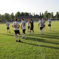 Cheftræner Felipe Soares og hans spillere mødes igen 19. juli for at genoptage træningen inden holdet tørner ud i Jyllandsserien 1 efter nedrykningen fra Danmarksserien. Arkivfoto: Martin Schultz