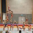 HI Gymnastik holdt gymnastikopvisning, hvor gymnasterne viste deres færdigheder frem for deres familier. Pressefoto.
