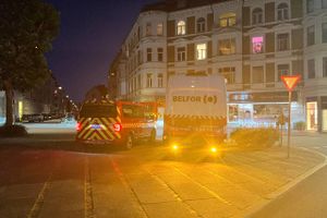 Branden udviklede røg til opgangen ved møntvaskeriet.  