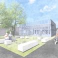 Det nye kulturcenter kommer til at rumme bibliotek, en ny multisal med plads mange nye aktiviteter i Egelund samt en udvidelse og opgradering af BMI Fitness. Visualisering: BMI
