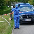 Teknikere ved adressen mandag. Foto: Presse-fotos.dk