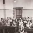 1.C på Åby Skole i 1946. Det var den første C-klasse som Åby Skole havde, fortæller Lonna Hansen. Privatfoto