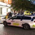 Politibil på Banegårdspladsen i Aarhus. Arkivfoto: Presse-fotos.dk