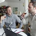Christoffer Ward og Jesper Breining skal altid have et glas rom eller to, når ’TheFARside’-podcasten skal optages. For hyggens skyld.